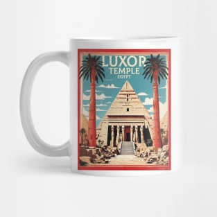 Luxor Temple Egypt Vintage Poster Tourism Mug